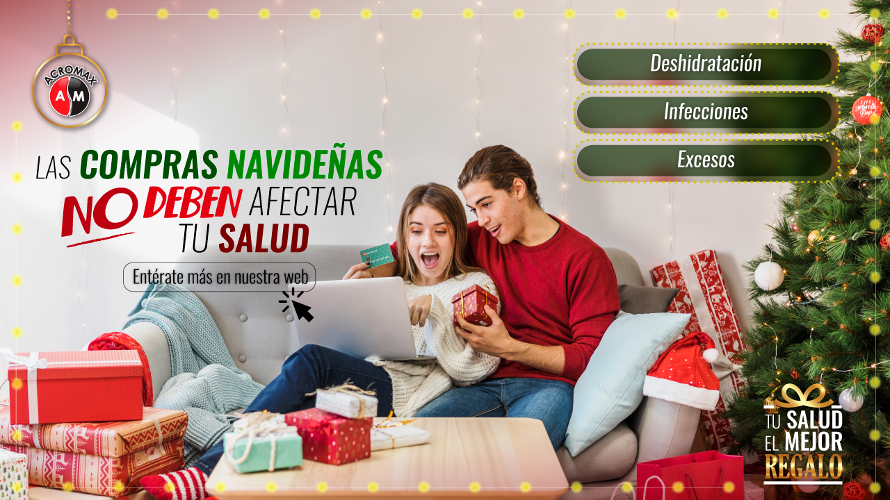 Las compras navideñas no deben afectar tu salud
